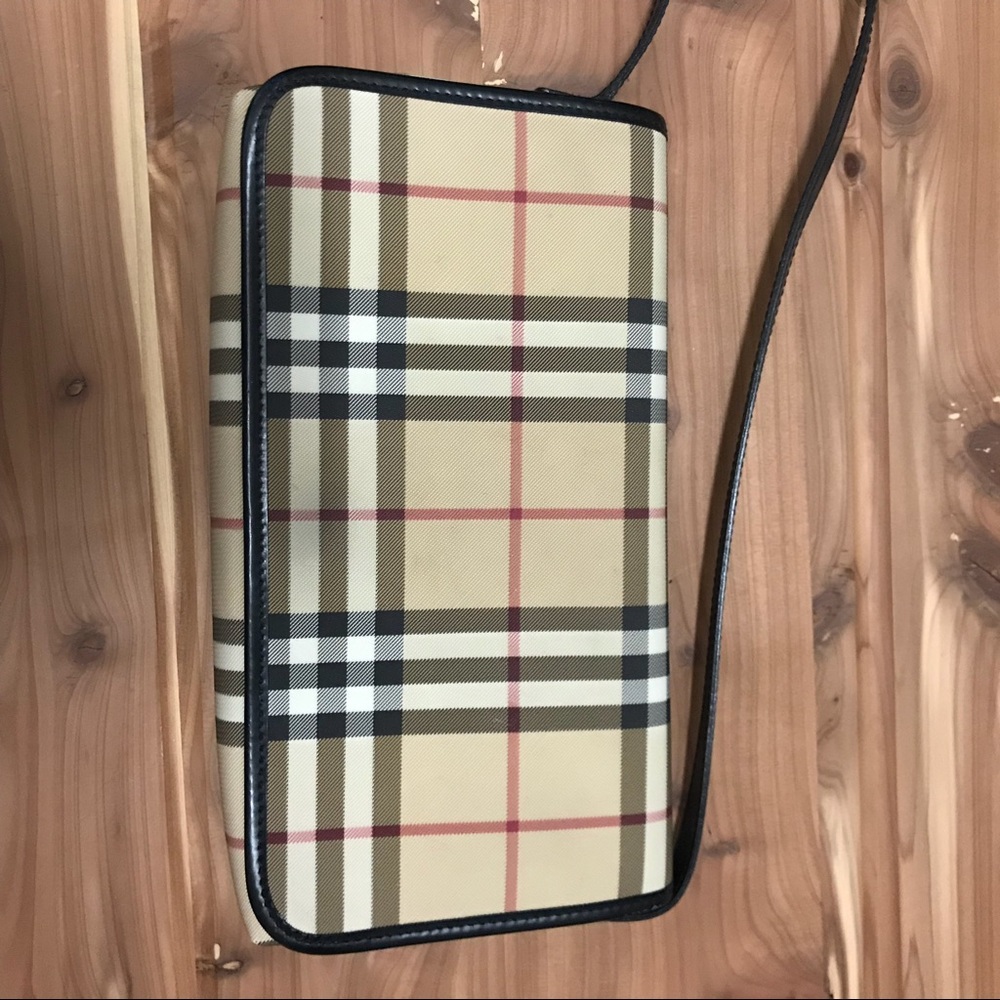 Burberry Nova Check Envelope Handbag